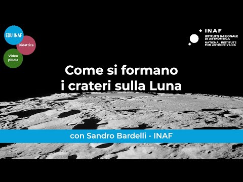 Come si formano i crateri sulla Luna
