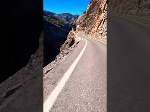 Most Terrifying Spot on Colorado’s Million Dollar Highway #short #dangerousdriving