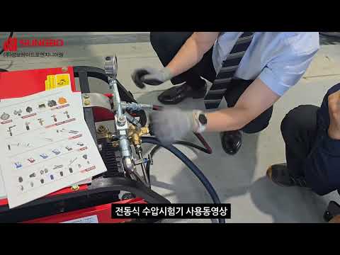 시험압력 자동멈춤 수압시험기 HYDRO 70 ~ 200 MICRO TST (최대 200bar 수압시험)