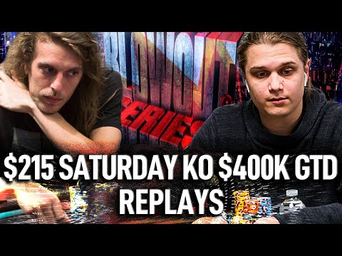 BLOWOUT SERIES 21-M $215 KO Lena900 | girafganger7 | ALLEXarm Final Table Poker Replays