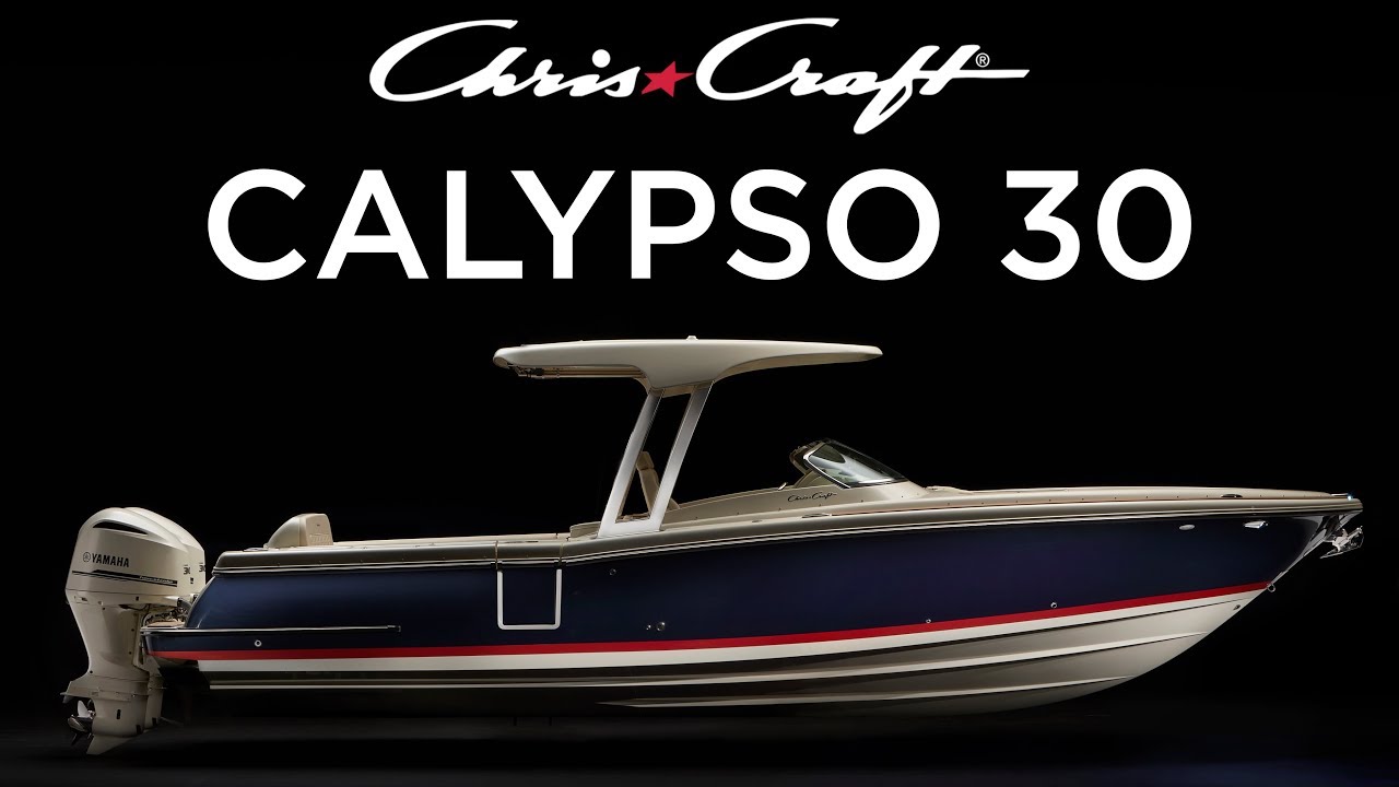 Overview of the boat Chris-Craft Calypso 30 from the shipyard