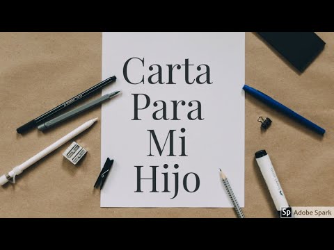Carta para mi hijo