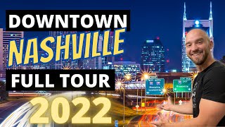 Nashville Tennessee DOWNTOWN - Full Vlog Tour 2022