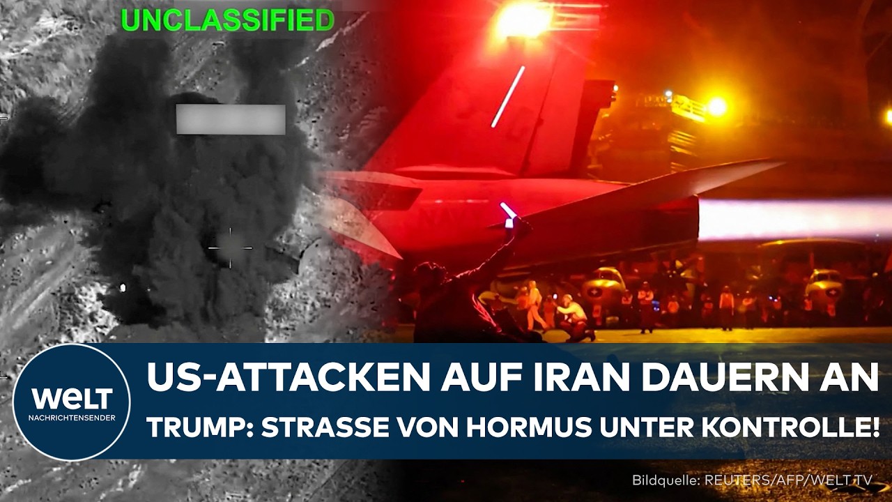 IRAN-KRIEG: Donald Trump behauptet, Straße von Hormus sei unter Kontrolle der USA