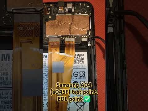 Samsung A04 (a045F) test point. EDL point ✅️