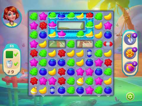 Hawaii Match-3 Mania - Level 61 - No Booster - FULL STORY - CaroGamesNL - *NEW GAME*