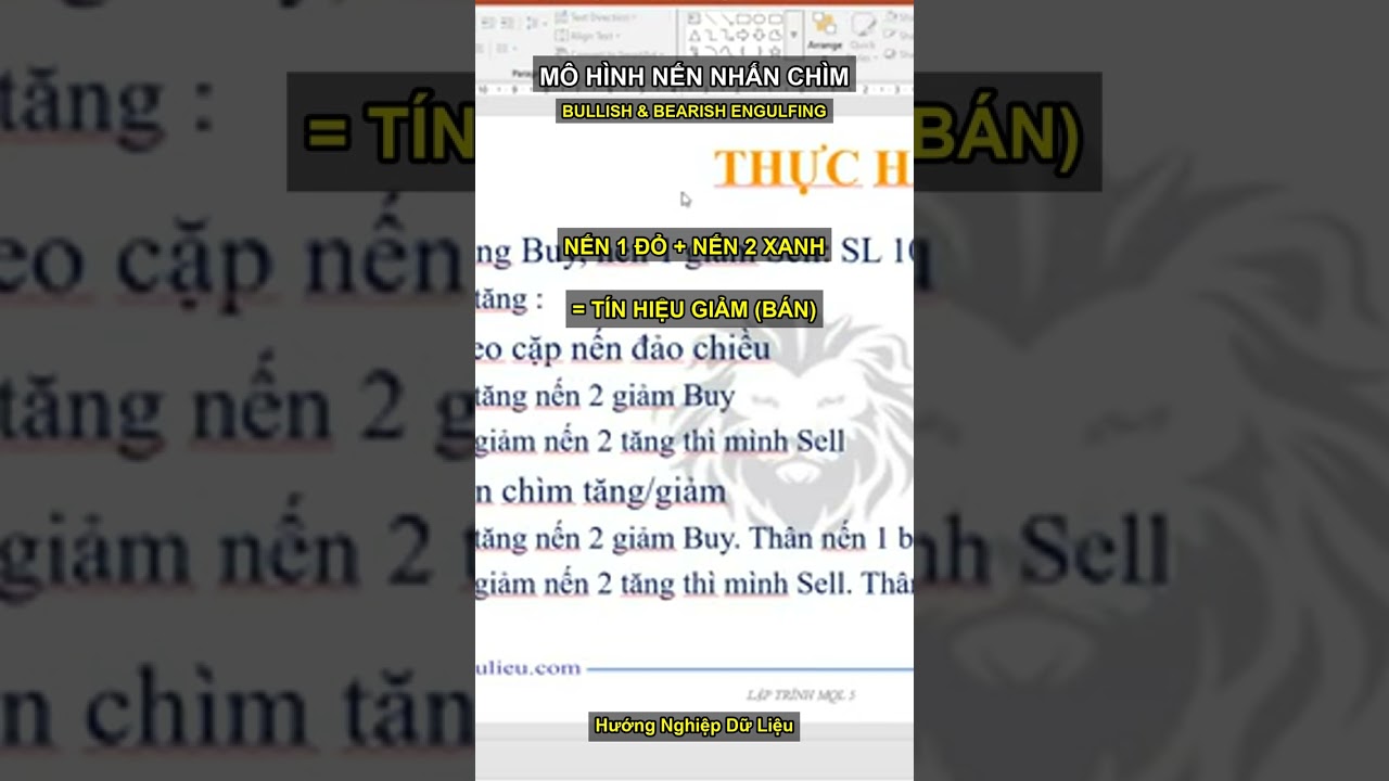 Mô hình nến nhấn chìm (Engulfing) - video 60 giây