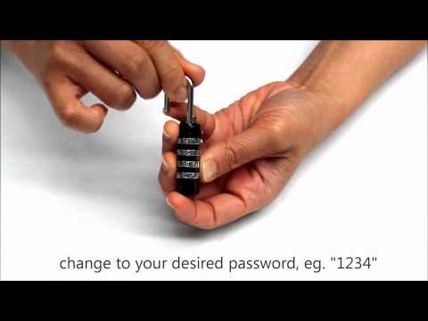How to change password for TSA approved lock