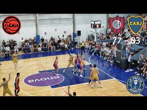 AHORA DEPENDE DE BOCA 🏀 BOCA DERROTÓ A SAN LORENZO EN EL PANDO POR LA FECHA 32 DE LA LIGA NACIONAL