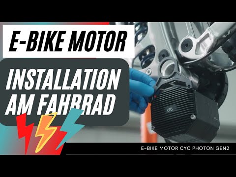E-Bike Motor CYC Photon Gen2 - Installation on the bike