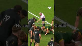 Rugby players call the referee ‘sir’ out of respect - an ingrained value in rugby culture 🏉 #rugby