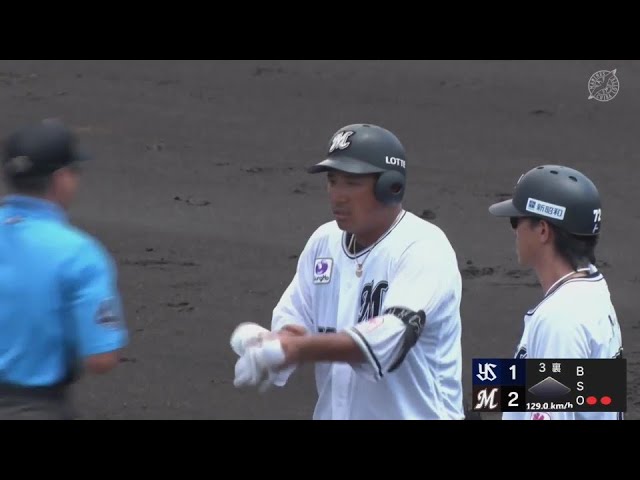 【ファーム】マリーンズ・愛斗 勝ち越しタイムリーヒットで1点追加!! 2024年8月4日 千葉ロッテマリーンズ 対 東京ヤクルトスワローズ