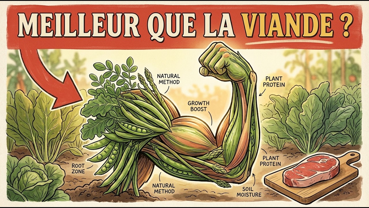 10 Plantes Avec 2 Fois Plus de Protéines que la Viande — Plantez Une Fois, Mangez Pendant des Années
