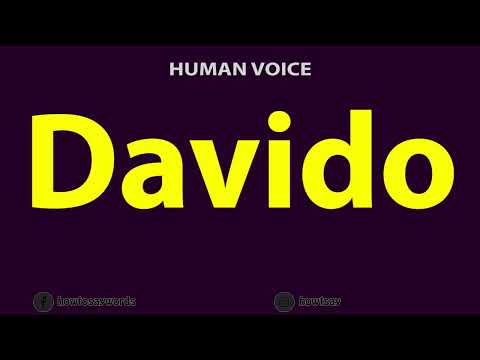How to Pronounce Davido