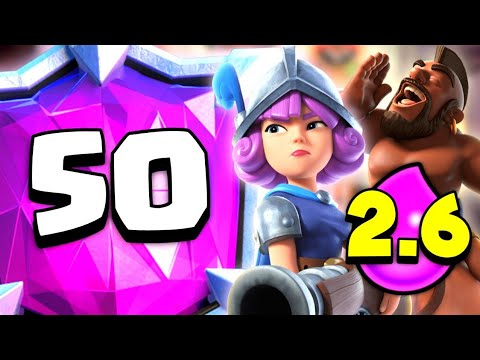 HOG 2.6 HIGH LADDER TOP 50 -CLASH ROYALE