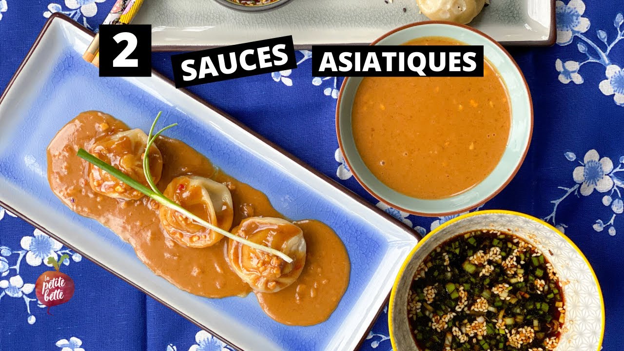 SAUCES TREMPETTES CUISINE ASIATIQUE 🥜 Arachides cacahuète + vinaigre & soya