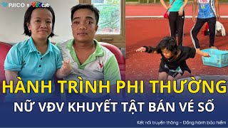 The extraordinary journey of a 1.2m disabled female athlete who sells lottery tickets