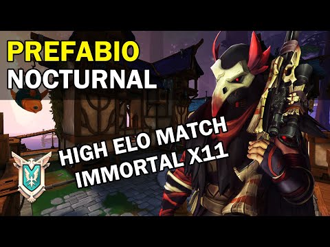 High Elo Match prefabio Strix Paladins Competitive (Master) NOCTURNAL - Immortal X11