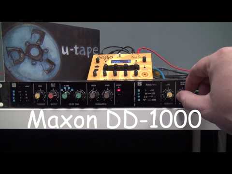 [Excellent] Maxon DD1000 Dual Digital Delay - 80's Vintage Rack image 8