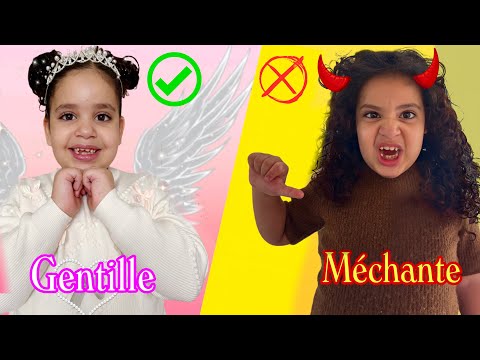 The nice girl VS the mean girl 😪 Educational and fun stories for children