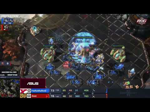 ASUS ROG Fall 2021 StarCraft II - Group A - HeRoMaRinE vs Zest - Match 2