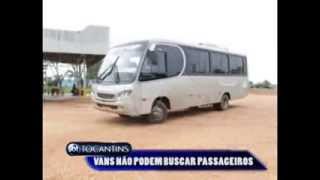 preview picture of video 'VANS SÃO PROIBIDAS EM PALMAS DE BUSCAR PASSAGEIROS EM CASA'