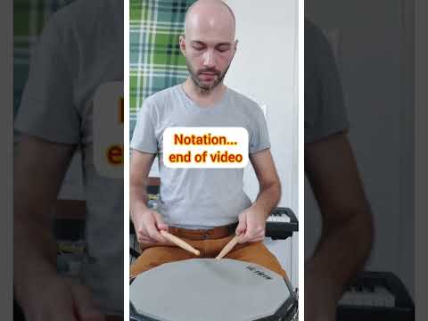 Drum Rudiments! Single Stroke 4!