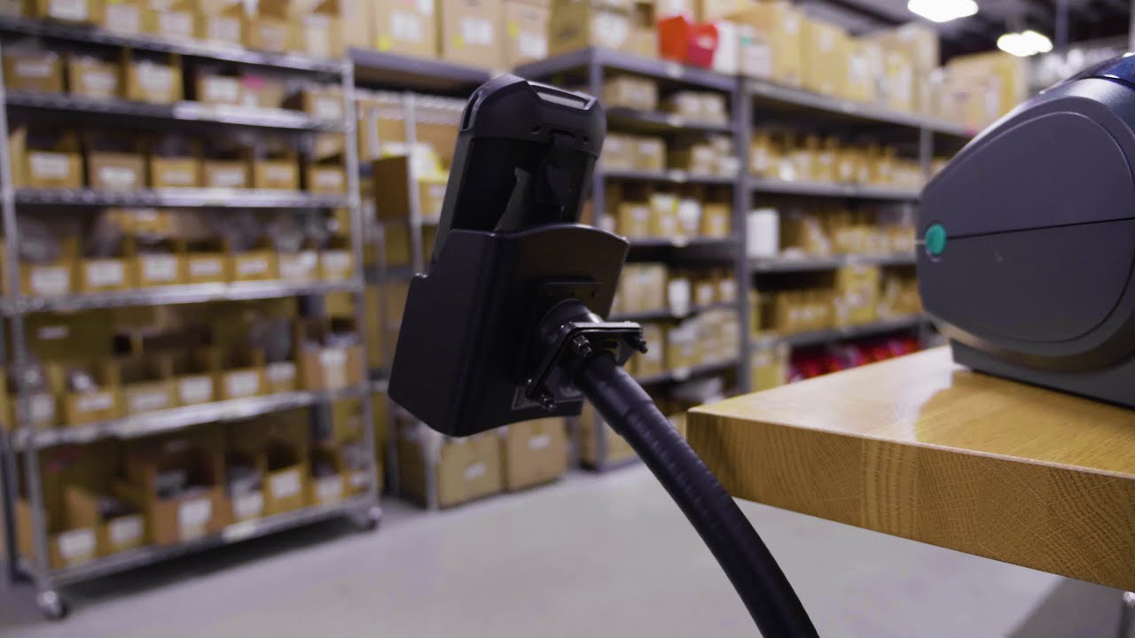 43" Floor Stand with 10" Flex Arm