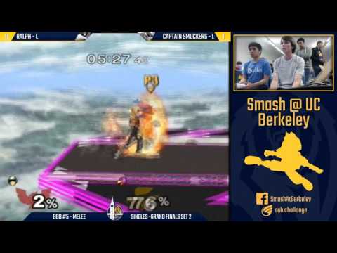 Berkeley Biweekly Battles #5 - Melee Singles Grand Finals Reset: Ralph [L] vs Captain Smuckers [L]