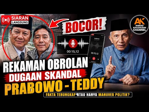 BOCOR! OBROLAN REKAMAN DUGAAN  HUBUNGAN PRABOWO TEDDY BEREDAR VIRAL