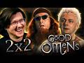 GOOD OMENS 2x2 REACTION David Tennant Michael Sheen Season 2 Review