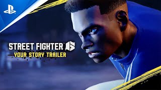 PlayStation Street Fighter 6 -Tráiler de HISTORIA PS5  subtítulos anuncio