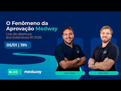 O Fenômeno da Aprovação Medway - Live de abertura dos Extensivos R1 2026