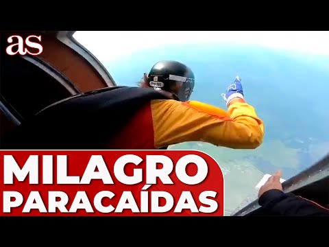SALTA sin abrir el PARACAÍDAS y le SALVAN la VIDA en plena caída libre