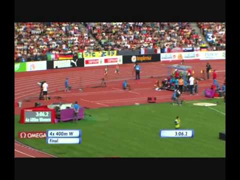 Incroyable finish de Floria Guei - Championnats d'Europe d'Athlétisme 2014
