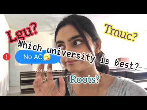 TMUC university | ROOTS university |LGU university vlog| WANIA AZAM VLOGS
