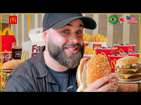 FIRST TIME TASTING MC DONALDS IN BRAZIL AFTER 10 YEARS