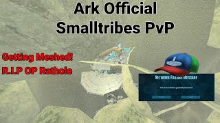 ARK OFFICIAL SMALLTRIBES | Getting Meshed R.I.P Our OP Rathole!