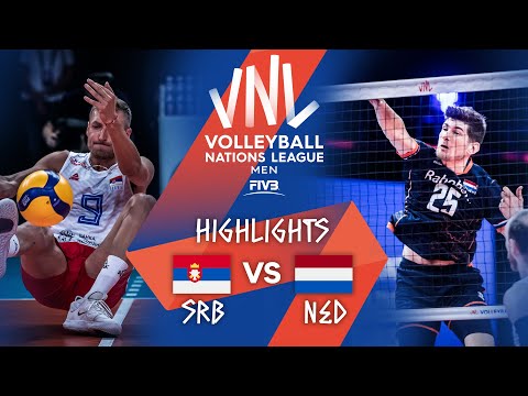 SRB vs. NED - Highlights Week 5 | Men's VNL 2021