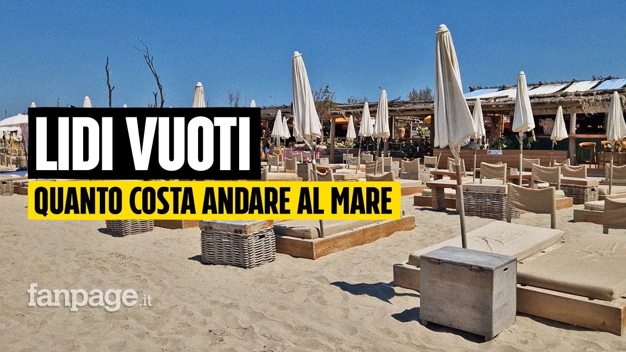 Quest'anno molti lidi sono semi vuoti ad agosto. Sul litorale domizio quanto si spende per il mare?