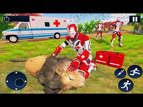 Doctor Robot Emergency Animal Rescue Robot Game - #RescueGame