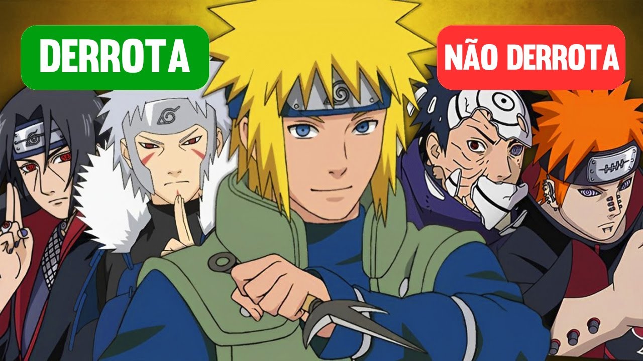 7 NINJAS TEMIDOS QUE DERROTAM O MINATO E 7 QUE NÃO DERROTAM