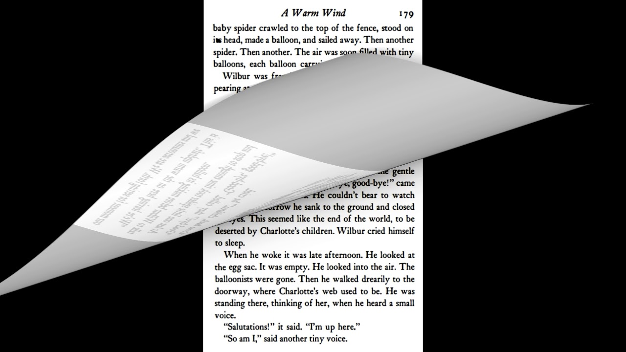 Charlotte's Web Chapter 22 A Warm Wind