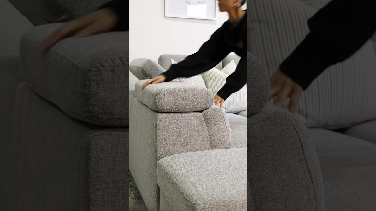 Multi-Functional L-Shaped Sofa Bed ✨ #sofabed #functionalfurniture