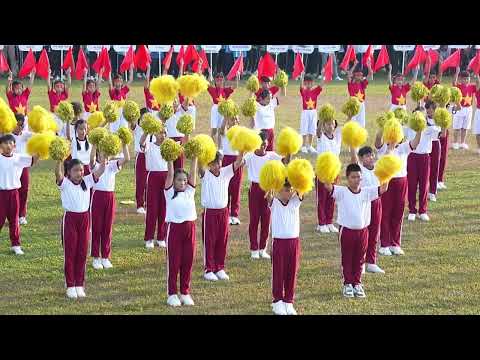 Tiết mục đồng diễn - Học sinh Tiểu học trường Thực hành Sư phạm