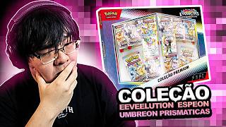 💥A COLEÇÃO AMALDIÇOADA DEU BOM? COLEÇÃO EEVEELUTION PRISMÁTICO (Pokémon TCG Unboxing)