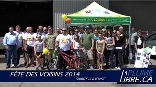 preview picture of video 'Fête des voisins 2014 | Sainte-Julienne'