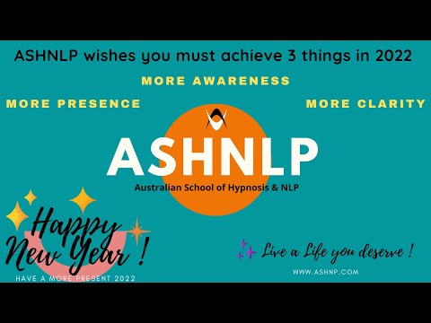 Sanjeev Makkar -ASHNLP (Australian School of Hypnosis & Neuro-Linguistic Programming) video.