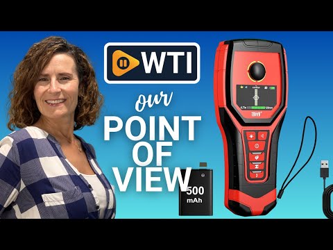 5 in 1 Stud Finder Wall Scanner Rechargeable with 9 Sensors for Precise Center and Edge of AC Wire Magnetic Metal Joist Wood Pipe Detection - WTI product video review