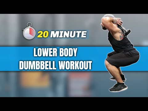 20 MIN DUMBBELL LEG WORKOUT | At home